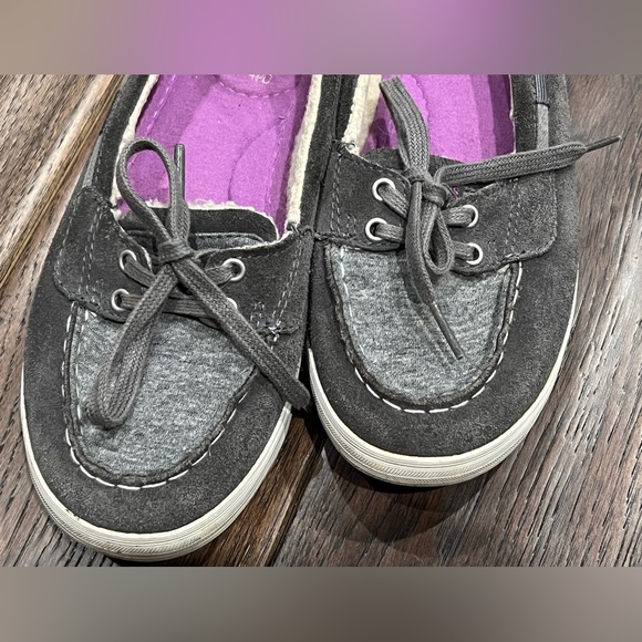 KEDS OrthoLite SLIP ON Boat Shoes FAUX FUR Women 6.5 - Picture 4 of 8